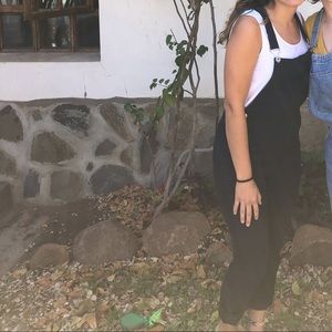 Brandy Melville Navy Blue Overalls